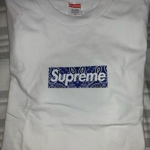 FW19 Supreme Bandana Box Logo Tee